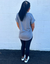 Load image into Gallery viewer, Less of You V-Neck Top H. Grey