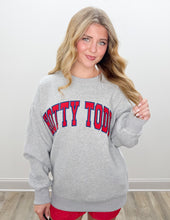 Load image into Gallery viewer, Lulu Mac HOTTY TODDY Sweatshirt in Light Grey