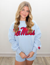 Load image into Gallery viewer, Lulu Mac OLE MISS Sweatshirt in Light Blue