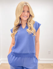 Load image into Gallery viewer, Southern Shirt Women's AstroKnit V Neck SS Top in Windsor