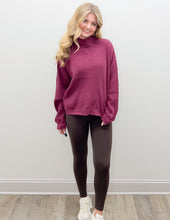Load image into Gallery viewer, The North Face Women's Chabot 2.0 Mockneck in Burgundy Crush