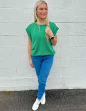 Load image into Gallery viewer, How Forever Feels Ribbed Top Kelly Green