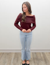 Load image into Gallery viewer, Time To Move On Off-Shoulder Sweater