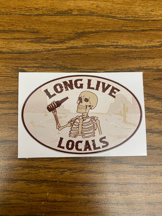 Local Boy Long Live Locals Decal