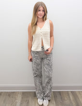 Load image into Gallery viewer, Had You First HR Vintage Straight Jeans in Zebra