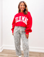 Load image into Gallery viewer, Cross My Heart Belted Leopard Pants