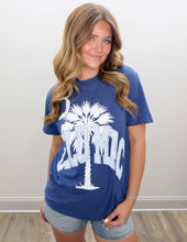 Load image into Gallery viewer, Lulu Mac Palmetto Moon SS Tee in China Blue