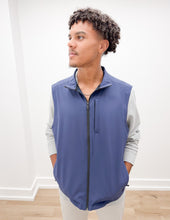 Load image into Gallery viewer, Vineyard Vines The Mariner Soft Shell Vest in Nautical Navy