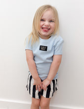 Load image into Gallery viewer, Lulu Mac Youth Kids Baby Doll Top in Light Blue