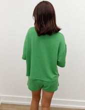 Load image into Gallery viewer, Keep You Thinking SS Top &amp; Shorts Set in K Green