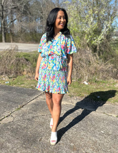 Spring Rains Floral Dress