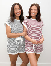 Load image into Gallery viewer, Only Living Trim Top &amp; Shorts Set in Black