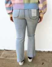 Load image into Gallery viewer, Body Talk High Rise Kick Flare Jeans