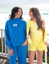 Load image into Gallery viewer, Lulu Mac Terry Pants in Bright Blue