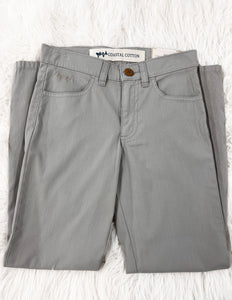 Coastal Cotton Youth Light Grey Five Pocket Pants