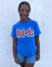 Load image into Gallery viewer, Ole Miss Rebels Polka Dots Graphic Tee