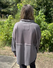 Load image into Gallery viewer, Jadelynn Brooke Ready or Not Waffle Quarter Zip Graphite