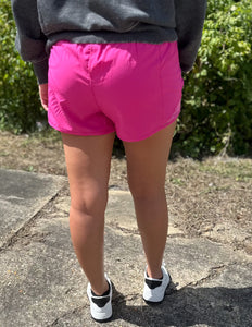 Follow Me Athletic Shorts Sonic Pink