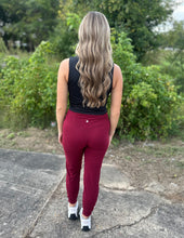 Load image into Gallery viewer, When You&#39;re Not Next to Me Joggers Burgundy