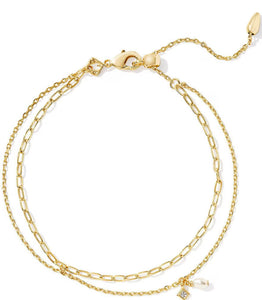 Kendra Scott Eve Gold Multi Strand Bracelet