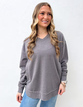 Load image into Gallery viewer, Royce Brand Melange West Hall LS Fleece in Grey