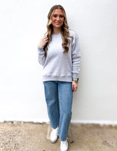 Load image into Gallery viewer, Royce Brand Abrianna LS French Terry Crewneck Fleece in Oatmeal