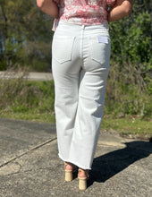 Load image into Gallery viewer, Always Giving High Rise Wide Leg Crop Jeans White