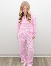 Load image into Gallery viewer, Lulu Mac Stripe Monochrome Pants in Neon Pink