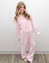 Load image into Gallery viewer, Lulu Mac Stripe Monochrome Pants in Lt Pink