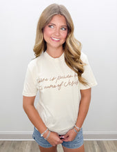 Load image into Gallery viewer, Power In The Name Of Jesus SS Tee