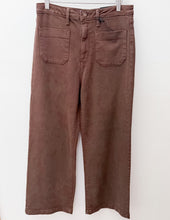 Load image into Gallery viewer, It's A Good Day Patch Pocket Wide Leg Jeans in Dark Brown