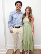Load image into Gallery viewer, Found Somebody Embroider Detail Midi Dress