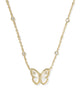 Kendra Scott Cailey Gold Butterfly Pendant Necklace in Ivory MOP