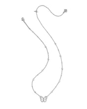 Load image into Gallery viewer, Kendra Scott Cailey Silver Butterfly Pendant Necklace in Ivory MOP