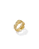 Kendra Scott Cailey Gold Flower Band Ring