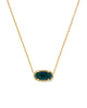 Kendra Scott Elisa Necklace in Gold/Night Opal