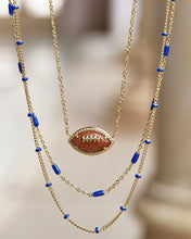 Load image into Gallery viewer, Kendra Scott Football Gold Short Pendant Necklace