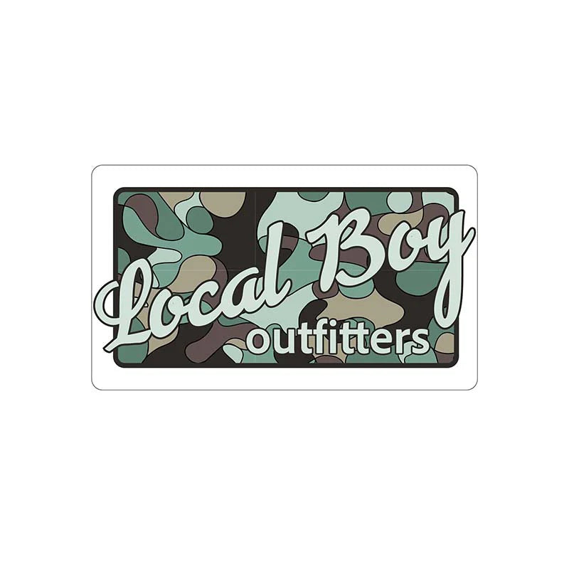 Local Boy Lava Plate Decal