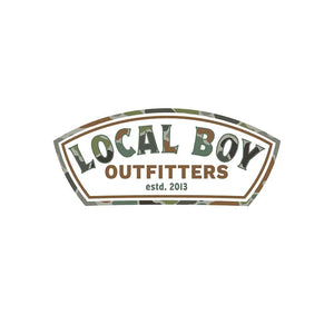 Local Boy Forest Camo Label Decal