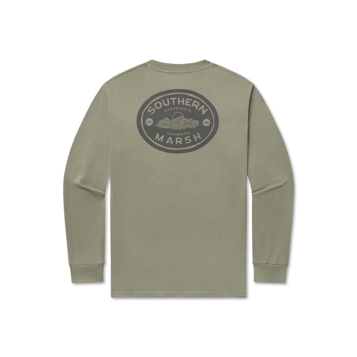 Southern Marsh Branding Mountain Medallion LS Tee