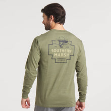 Load image into Gallery viewer, Southern Marsh Cowboy Badge LS Tee