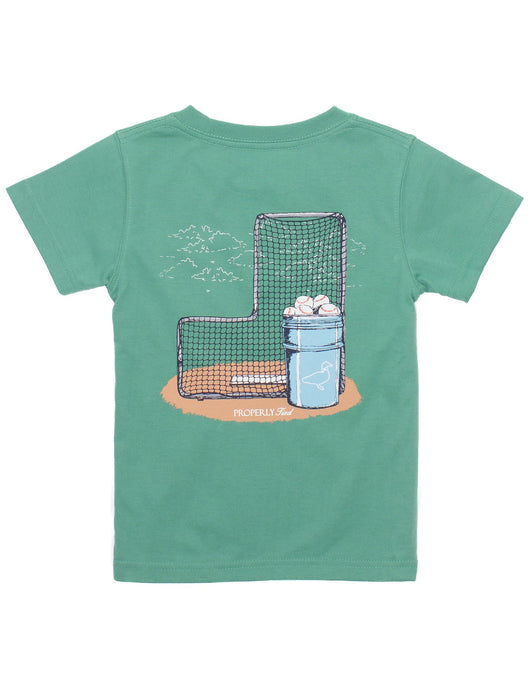 Properly Tied Boys Baseball Bucket SS Tee