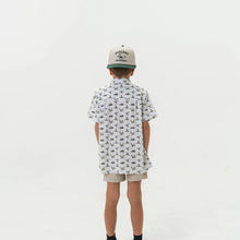 Load image into Gallery viewer, Burlebo Youth Performance Button Up in Flying Mallard Ducks