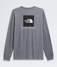 Load image into Gallery viewer, The North Face Men’s Evo Box NSE Reg LS Tee in TNF Mid Grey