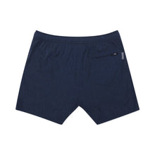 Load image into Gallery viewer, Burlebo 7" Athletic Shorts in Heather Navy with American Flag Liner