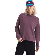 Load image into Gallery viewer, The North Face Women&#39;s Mock Neck Chabot Pullover in Midnight Mauve