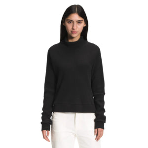 The North Face Women's Mock Neck Chabot Pullover in TNF Black