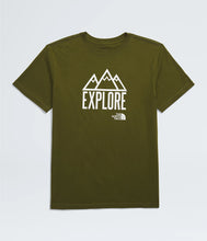 Load image into Gallery viewer, North Face Boys&#39; Graphic SS Tee Forest Olive