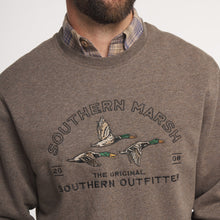 Load image into Gallery viewer, Southern Marsh Searcy Heather Sweatshirt in Washed Dark Shale