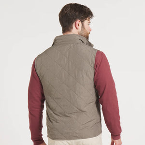 Southern Marsh Bryson Ripstop Stone Brown Quilted Vest